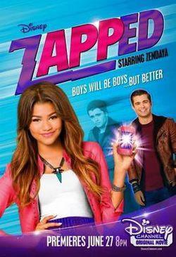 Zapped Disney movie dvd