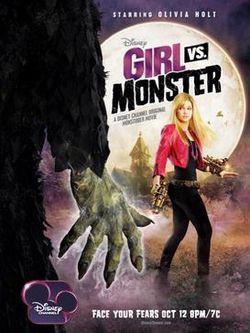 Girl vs Monster movie dvd Disney movie