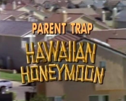 The Parent Trap IV Hawaiian Honeymoon movie dvd Disney Film