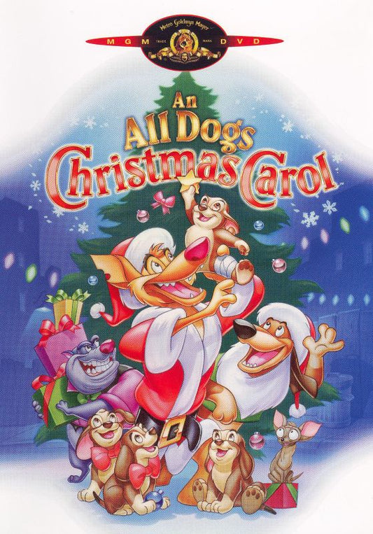 An All Dogs Christmas Carol movie dvd