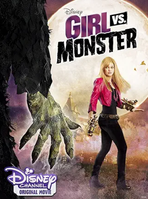 Girl Vs. Monster Disney movie dvd